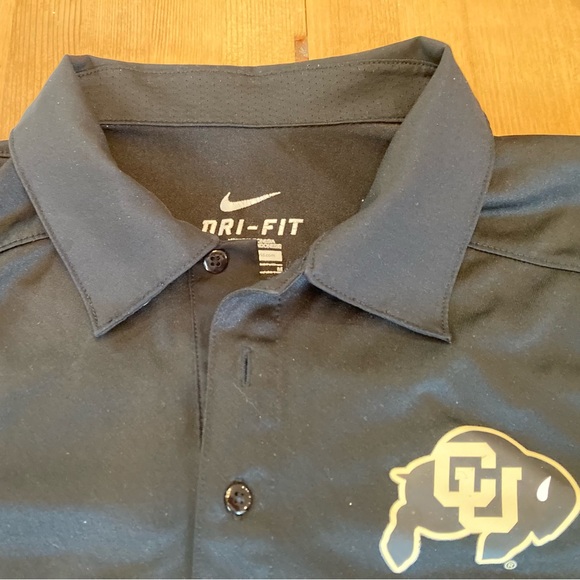 Nike Mens DryFit Polo Colorado University Boulder Medium - Picture 2 of 6